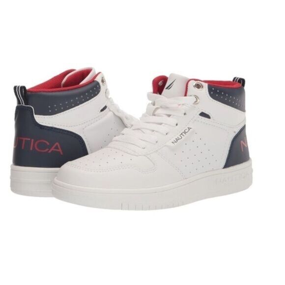 NAUTICA Kids Lace-Up Fashion Sneakers Size 4 # Box H373 - Picture 1 of 9